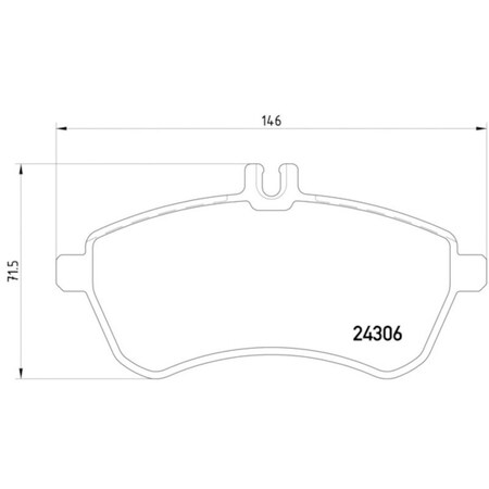 Pagid Brakes Disc Brake Pad, 355012601 355012601